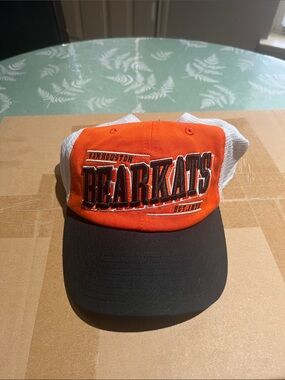 Sam Houston Bearkats College Snapback Orange and White Hat